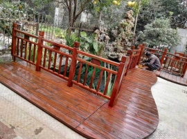 棧道平臺(tái)；圍欄-湖南防腐木批發(fā)